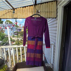 Never-worn Colorful Sweater Dress